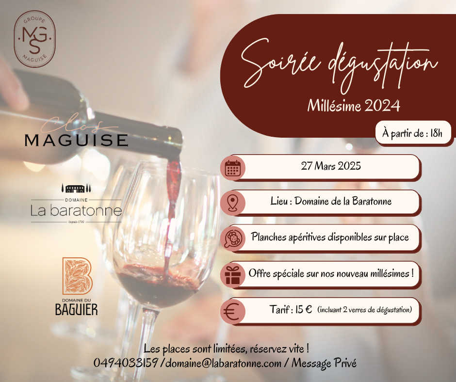 Soire Dgustation - Domaine de la Baratonne